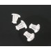 Rubberen oorbel achterkantjes stoppers 5 x 5 mm (10 stuks)